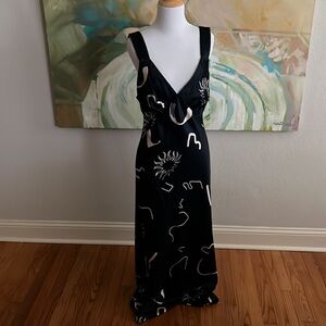 LOVES LUXE Satin Maxi Dress Size Small